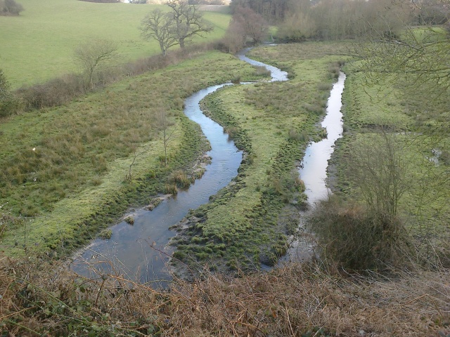 River restoration on the Glaven in Norfolk